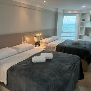 2704 Flat Beira Mar Av Boa Viagem Vista Deslumbrante E Com Cozinha Apart-hotel